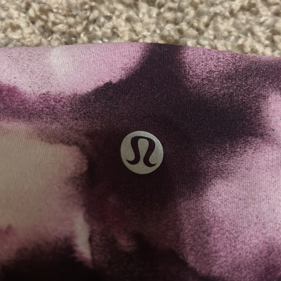 Lululemon Train Times Blush Blossom Alpine White Candy Pink Leggings - Picture 12 of 16